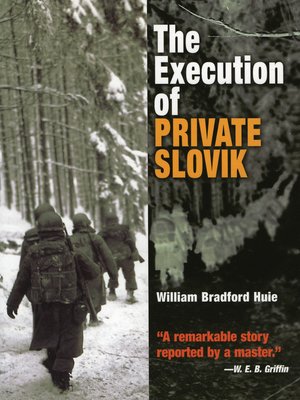 cover image of The Execution of Private Slovik